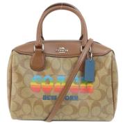 Coach Pre-owned Pre-owned Tyg handvskor Brown, Dam