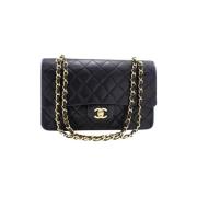 Chanel Vintage Pre-owned Laeder axelremsvskor Black, Dam