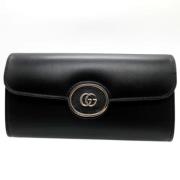 Gucci Vintage Pre-owned Laeder plnbcker Black, Dam