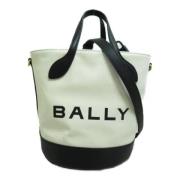 Bally Pre-owned Pre-owned Laeder axelremsvskor Beige, Dam