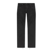 Balenciaga Vintage-Effekt Jeans Black, Dam