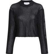 Calvin Klein Svart Metallic Tröja Kvalitet Garanterad Black, Dam