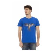 Trussardi T-Shirts Blue, Herr