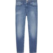 Tommy Jeans Blå Skinny Jeans med Distressed Look Blue, Herr