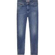 Tommy Jeans Blå Skinny Fit Denim Byxor Blue, Herr