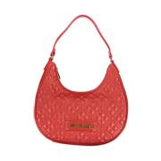 Love Moschino Röd Polyeten Axelväska Red, Dam