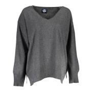 North Sails Elegant V-Neck Pullover Gray, Dam