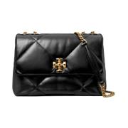 Tory Burch Svart Diamantquiltad Axelväska Black, Dam