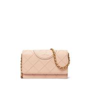 Tory Burch Blush Pink Diamond Mönster Läder Väska Pink, Dam