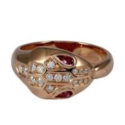 Bvlgari Vintage Pre-owned Roseguld ringar Pink, Dam