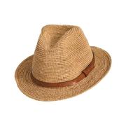 Ibeliv Raphia Fedora Hat Lubeman Beige, Dam