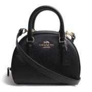 Coach Pre-owned Pre-owned Tyg axelremsvskor Black, Dam