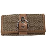 Coach Pre-owned Pre-owned Tyg kuvertvskor Brown, Dam