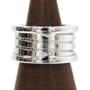 Bvlgari Vintage Pre-owned Vitt guld ringar Gray, Dam