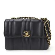 Chanel Vintage Pre-owned Tyg chanel-vskor Black, Dam