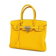 Hermès Vintage Pre-owned Tyg handvskor Yellow, Dam