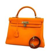 Hermès Vintage Pre-owned Tyg handvskor Orange, Dam