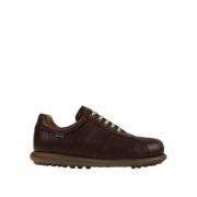 Camper Ikoniska Lädersneakers med PU-innersula Brown, Herr