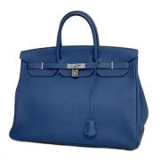 Hermès Vintage Pre-owned Tyg handvskor Blue, Dam