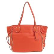 Coach Pre-owned Pre-owned Tyg totevskor Orange, Dam