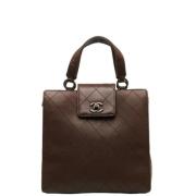 Chanel Vintage Pre-owned Tyg chanel-vskor Brown, Dam