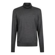 Dsquared2 Grå Turtleneck Pullover Tröja Gray, Herr