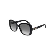 Gucci Svart Grå Solglasögon Gg0762S 001 Black, Unisex