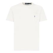 Ralph Lauren Vit Bomull Linne Crew Neck T-shirt White, Herr