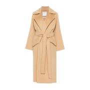 Sportmax Beige Ull-Kashmir Kappa Beige, Dam