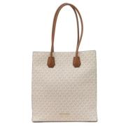 Michael Kors Pre-owned Pre-owned Tyg totevskor White, Dam