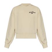 Amiri Sweatshirt med logotyp Beige, Dam