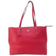 Coach Pre-owned Pre-owned Tyg totevskor Red, Dam