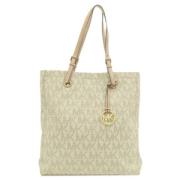 Michael Kors Pre-owned Pre-owned Tyg totevskor Beige, Dam