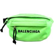 Balenciaga Vintage Pre-owned Canvas crossbodyvskor Green, Herr