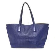 Loewe Pre-owned Pre-owned Tyg totevskor Blue, Dam