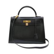 Hermès Vintage Pre-owned Tyg handvskor Black, Dam