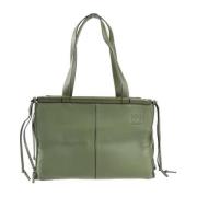 Loewe Pre-owned Pre-owned Tyg axelremsvskor Green, Dam