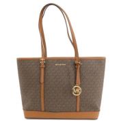 Michael Kors Pre-owned Pre-owned Tyg totevskor Brown, Dam