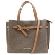 Michael Kors Pre-owned Pre-owned Tyg totevskor Brown, Dam