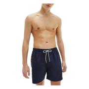 Calvin Klein Havs Shorts med Sidoband Blue, Herr