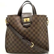 Louis Vuitton Vintage Pre-owned Tyg louis-vuitton-vskor Brown, Dam