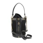 Chloé Pre-owned Pre-owned Tyg axelremsvskor Black, Dam