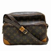 Louis Vuitton Vintage Pre-owned Canvas axelremsvskor Brown, Dam