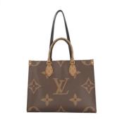 Louis Vuitton Vintage Pre-owned Canvas axelremsvskor Brown, Dam