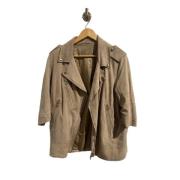 Acne Studios Pre-owned Pre-owned Mocka ytterklder Beige, Dam