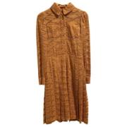 Yves Saint Laurent Vintage Pre-owned Tyg klnningar Brown, Dam