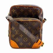 Louis Vuitton Vintage Pre-owned Canvas axelremsvskor Brown, Dam