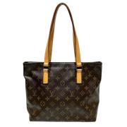 Louis Vuitton Vintage Pre-owned Canvas axelremsvskor Brown, Dam