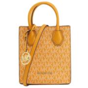 Michael Kors Pre-owned Pre-owned Tyg totevskor Yellow, Dam