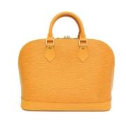 Louis Vuitton Vintage Pre-owned Tyg louis-vuitton-vskor Yellow, Dam